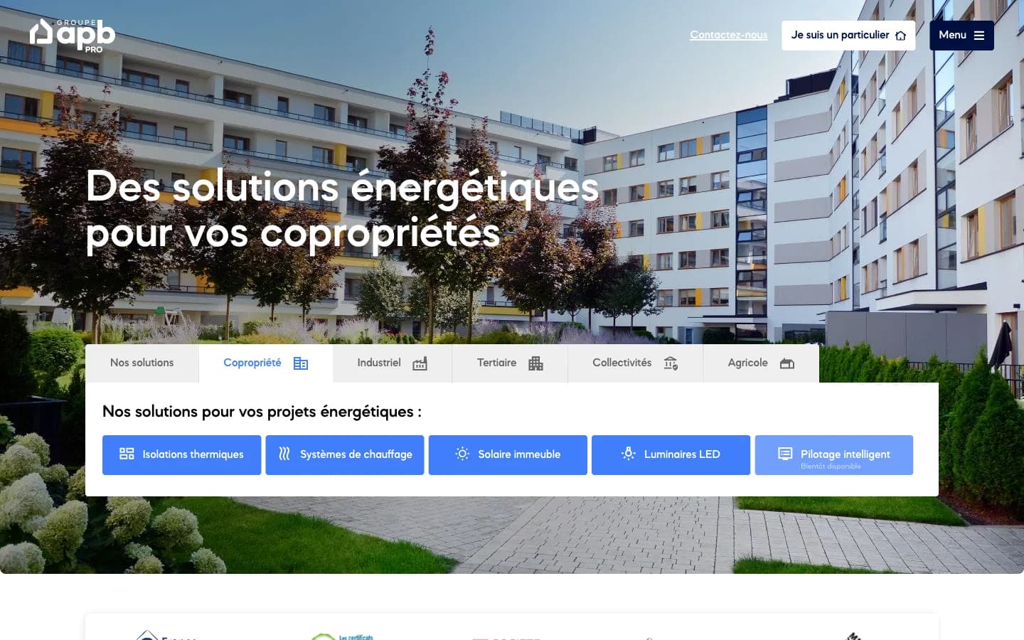 Page copropriété : les solutions énergétiques pour les immeubles